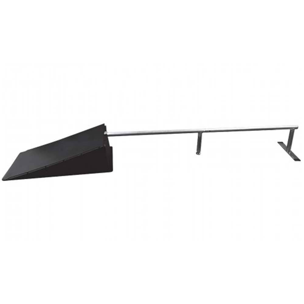 Rampa NKX Single Ramp + Rail Black 261 x 47,5 x 25 cm