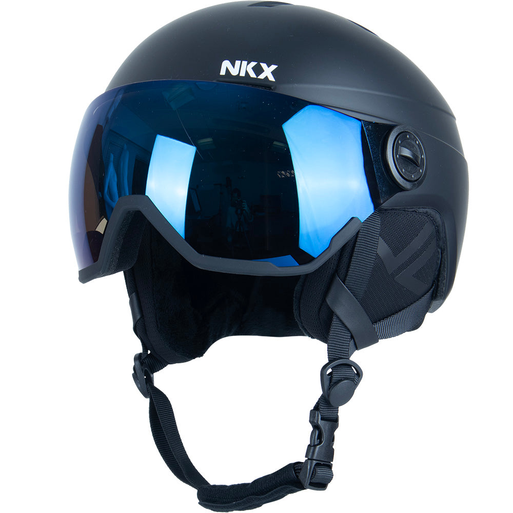 Slēpošanas ķivere NKX Alpine melns/zils L izmērs