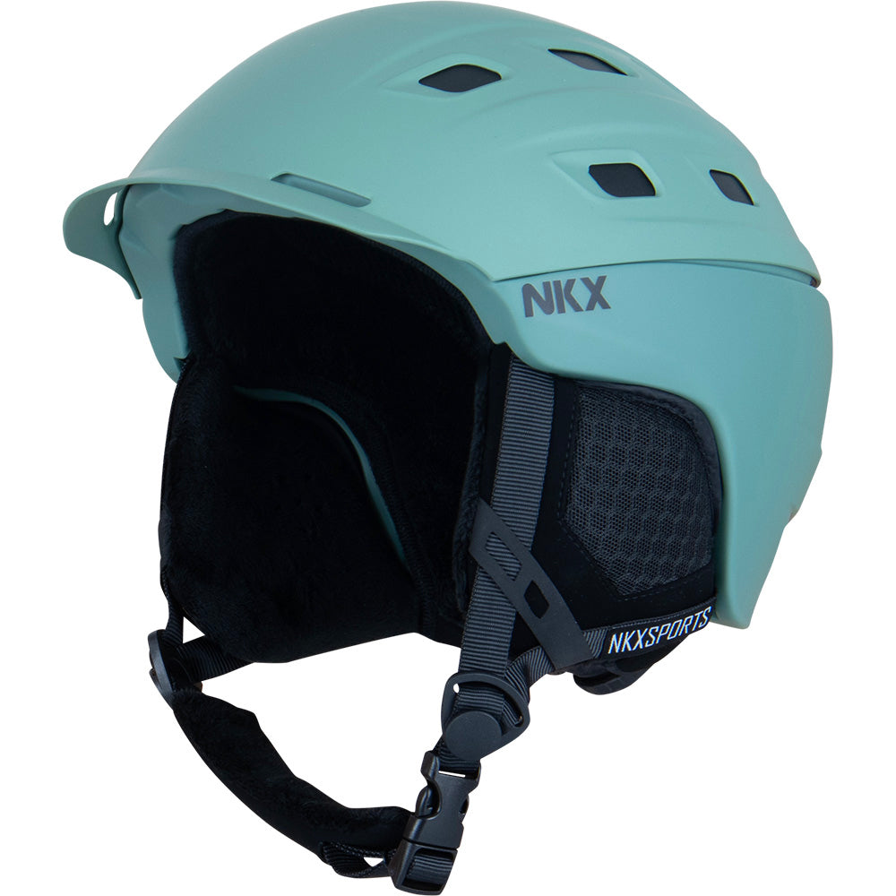 Slēpošanas ķivere NKX Guard Snow Helmet Matēta zaļa S izmērs