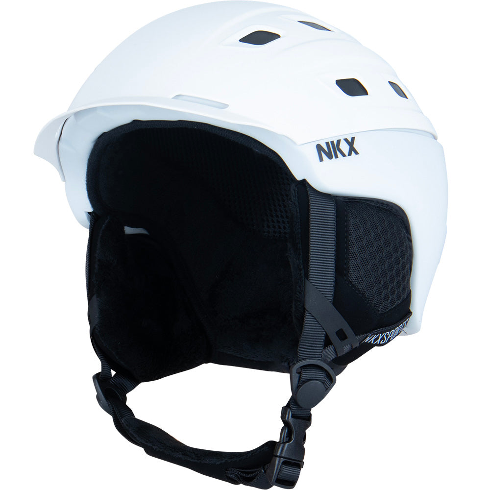 Slēpošanas ķivere NKX Guard Snow Helmet Balta L izmērs