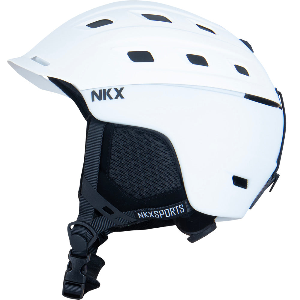 Slēpošanas ķivere NKX Guard Snow Helmet Balta L izmērs
