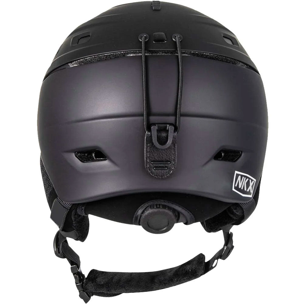 Slēpošanas ķivere NKX Guard Snow Helmet Melna M zimērs