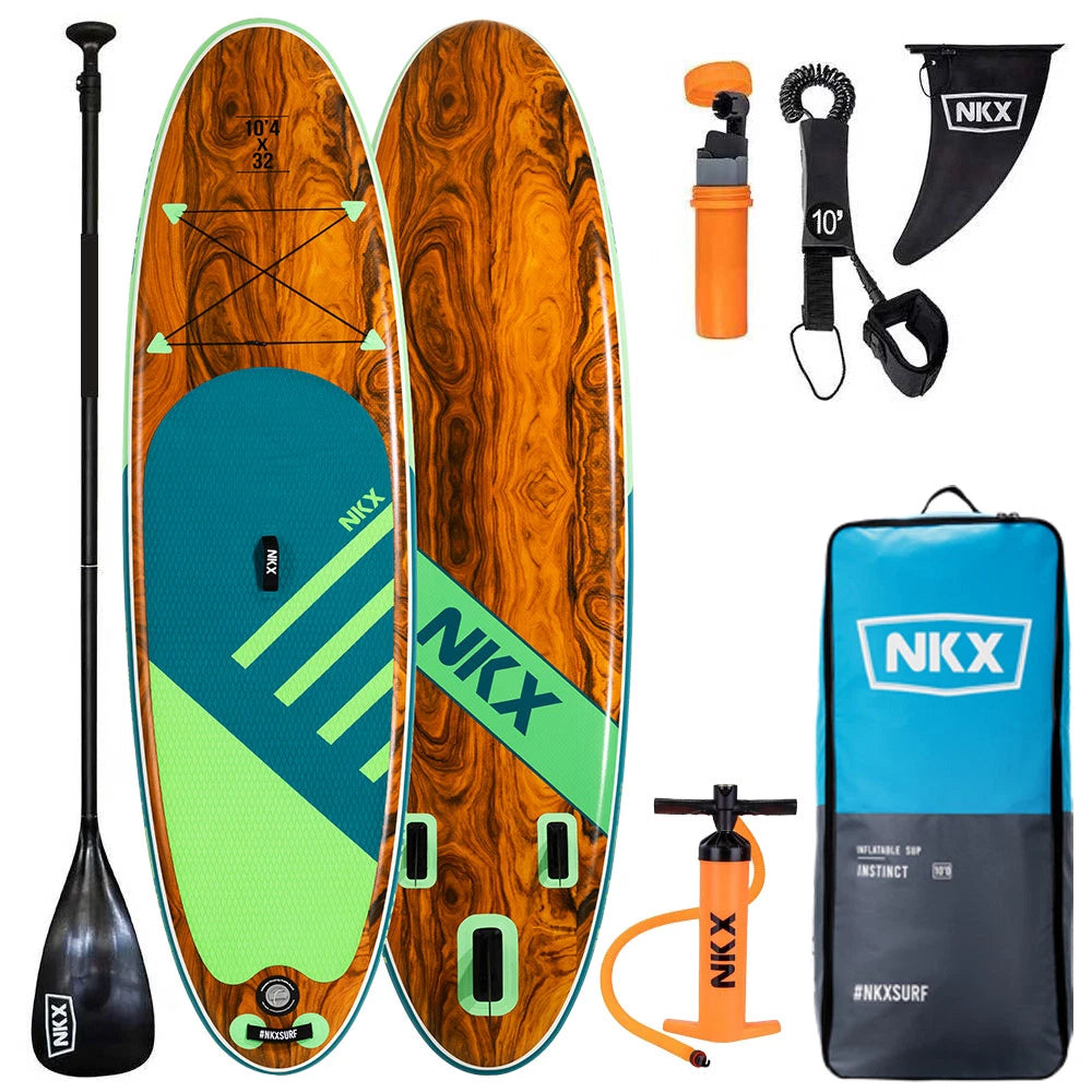NKX Instinct piepūšamais SUP dēlis Zili Zaļš 315 cm (10'4)