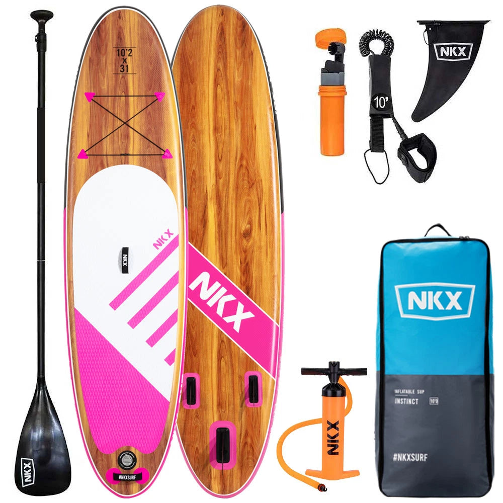 NKX Instinct piepūšamais SUP dēlis Rozā 310 cm (10'2")