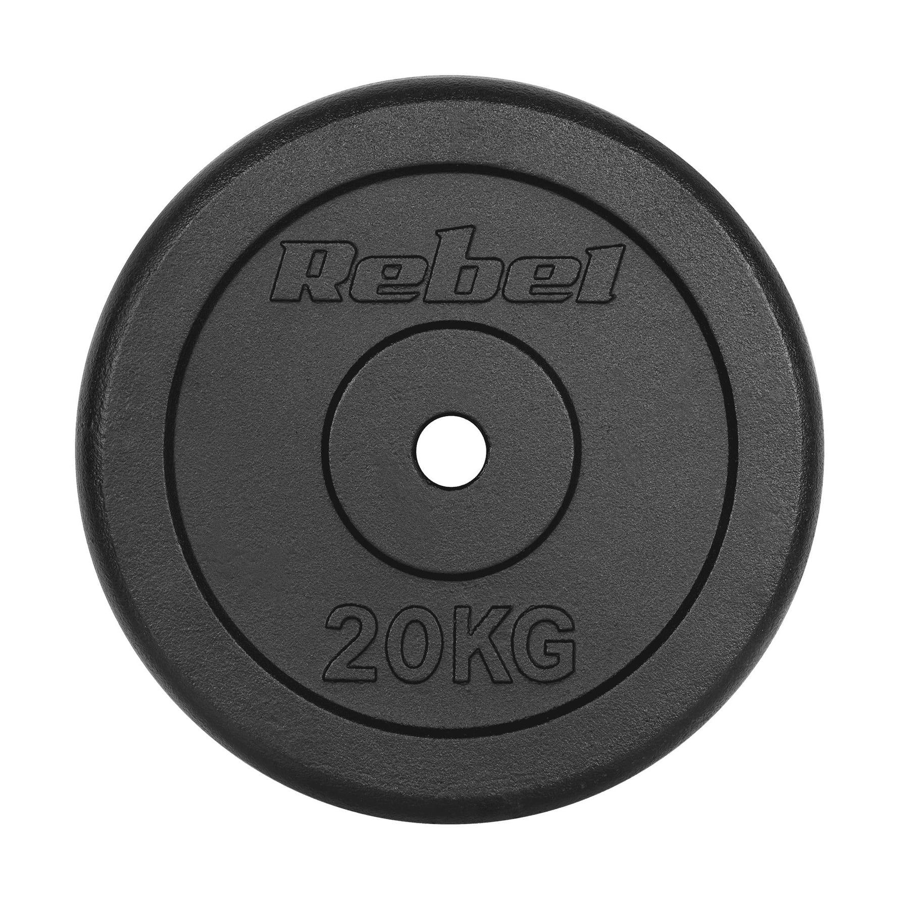 Čuguna atsvars 20 kg, 31 mm caurums, klasiskā plāksne, REBEL ACTIVE