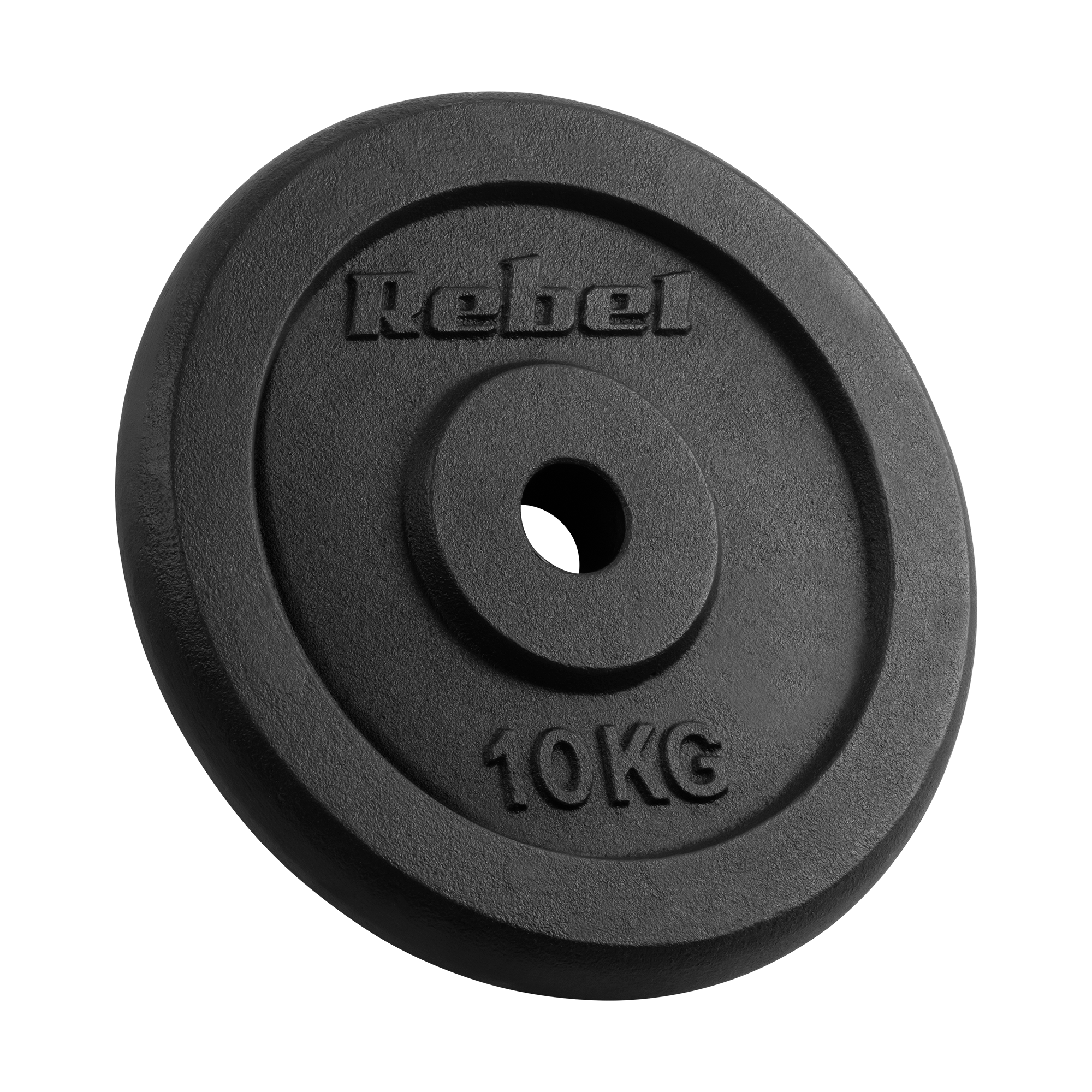 Čuguna atsvaru komplekts 2x10kg, 31mm caurums, klasiskā plāksne, REBEL ACTIVE