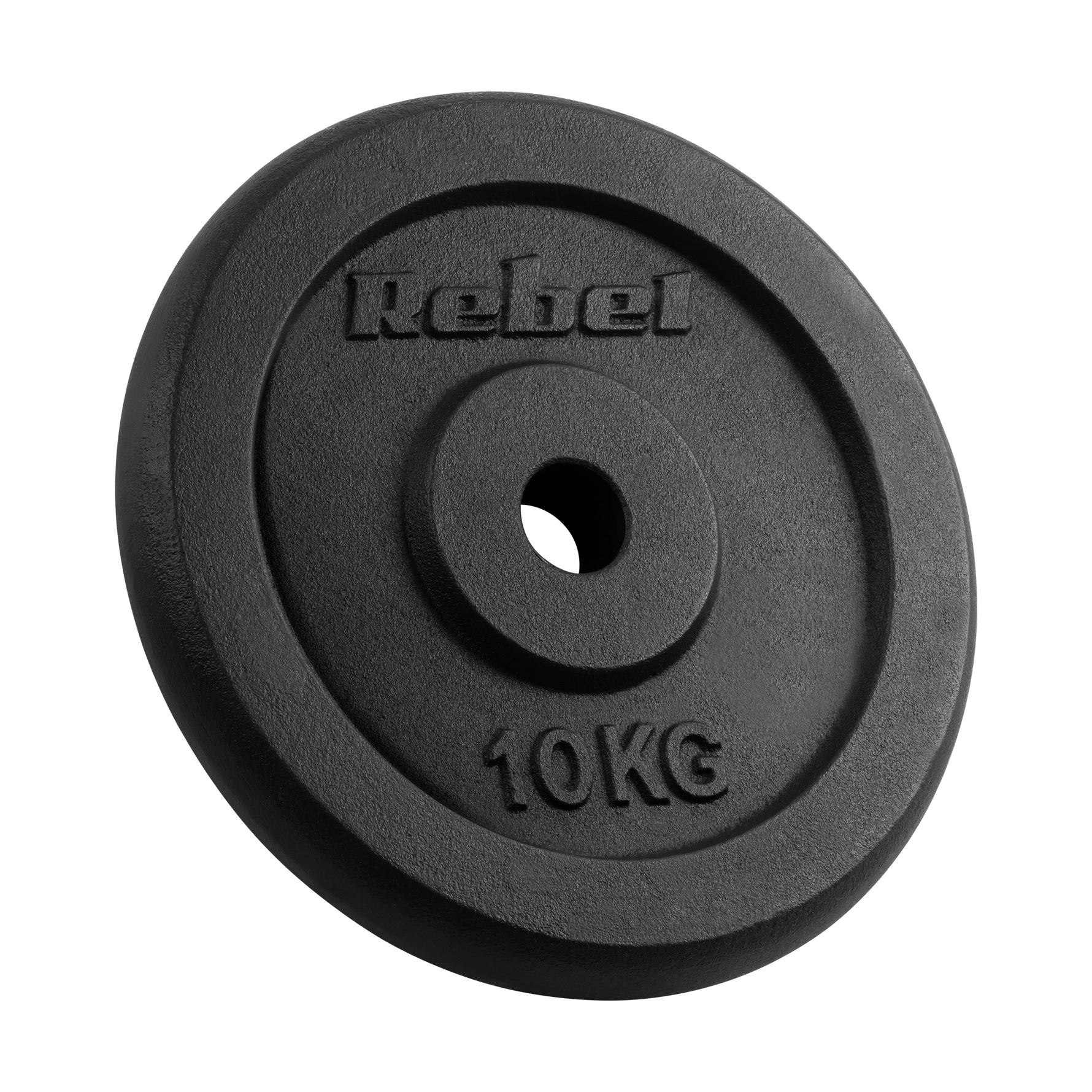 Čuguna atsvaru komplekts 2x10kg, 31mm caurums, klasiskā plāksne, REBEL ACTIVE