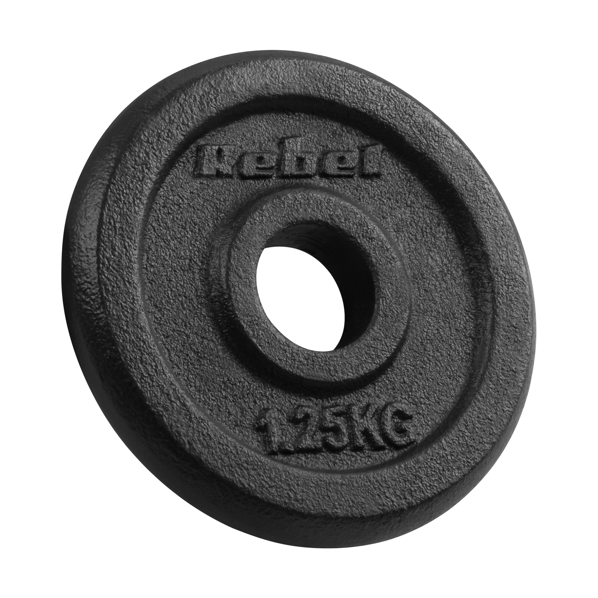 Čuguna atsvaru komplekts 4x1,25 kg, 31 mm caurums, klasiskā plāksne, REBEL ACTIVE