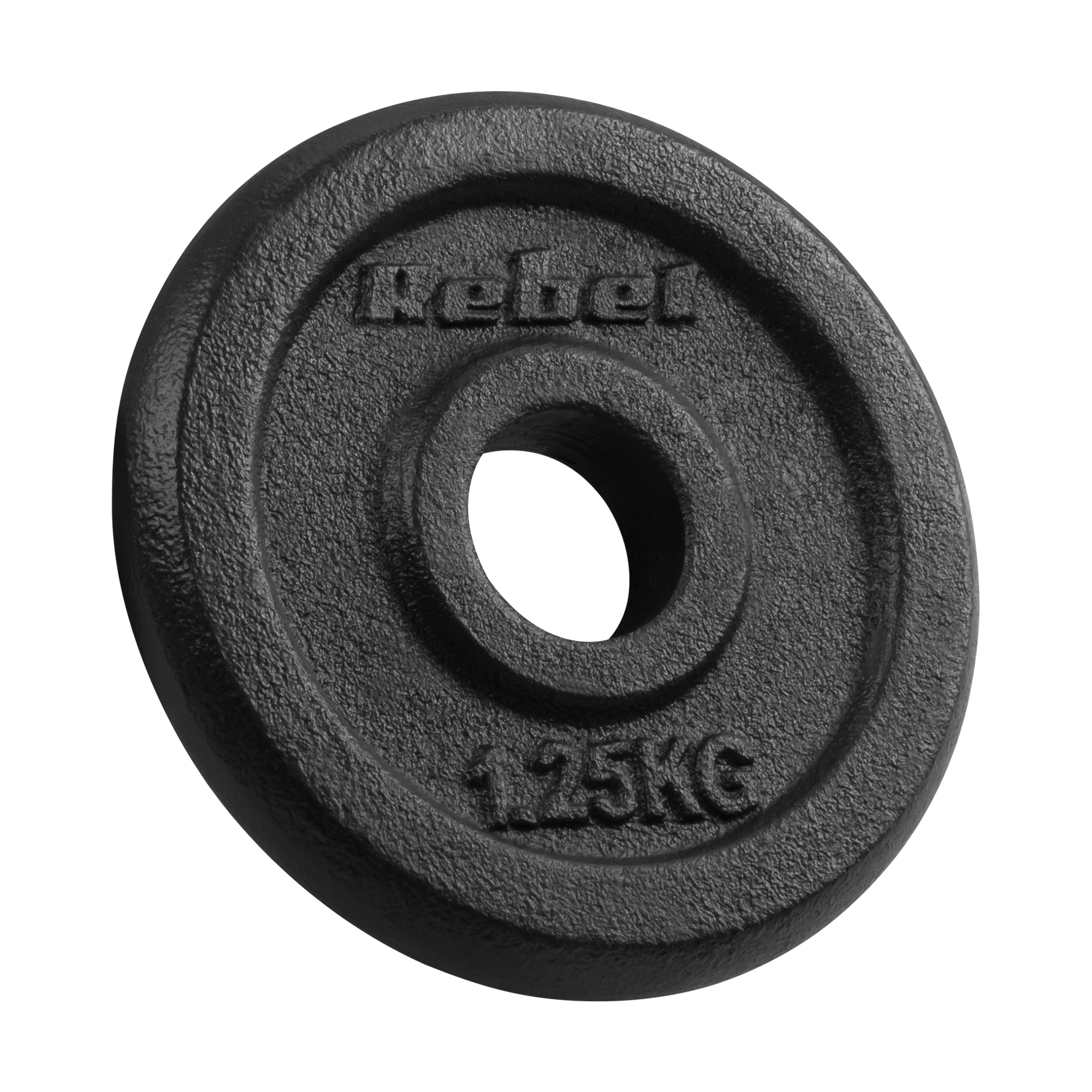 Čuguna atsvaru komplekts 4x1,25 kg, 31 mm caurums, klasiskā plāksne, REBEL ACTIVE