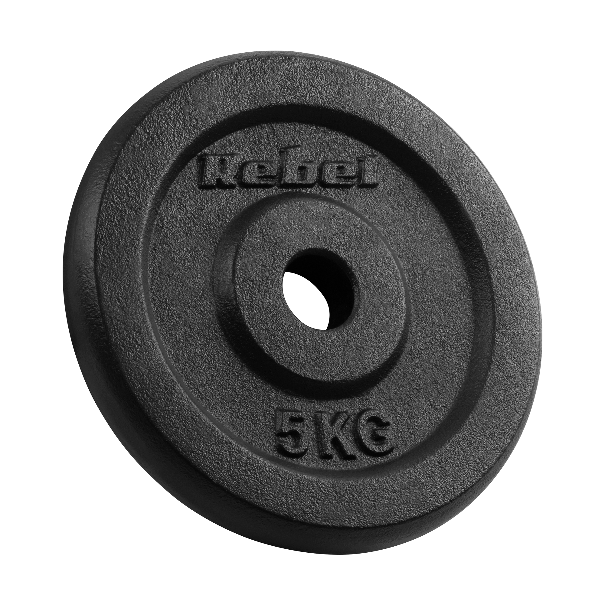 Čuguna atsvaru komplekts 4x5kg, 31mm caurums, klasiskā plāksne, REBEL ACTIVE