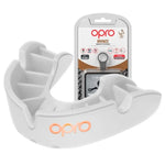 OPRO Bronze Adult zobu sargs balts