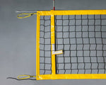 Konkurētspējīgs pludmales volejbola tīkls PE3mm ar antenām 8,5x1m (ar Kevlar kabeli)
