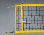 Konkurētspējīgs pludmales volejbola tīkls PP3mm ar antenām 8,5x1m (Kevlar spriegošanas virve)
