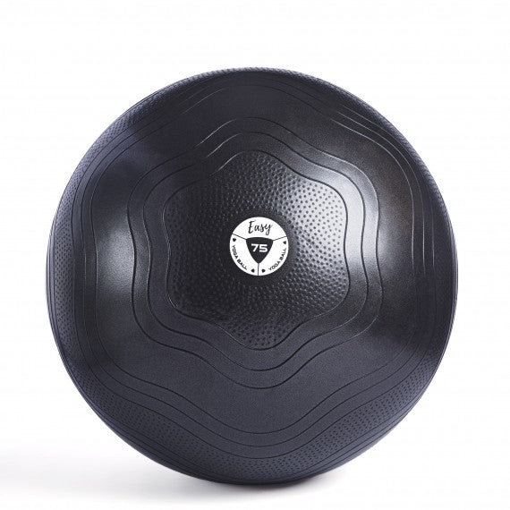 Vingrošanas bumba GYM BALL EASY FITNESS : Melna - 75cm