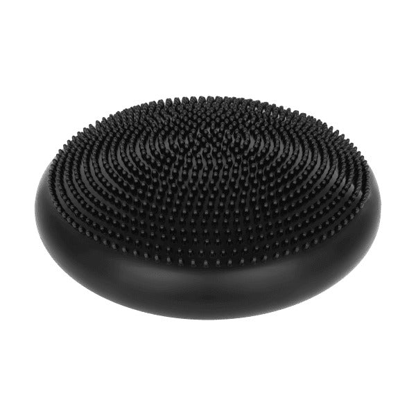 Rehabilitācijas sensorais spilvens 33 cm + pumpis, melns, REBEL ACTIVE