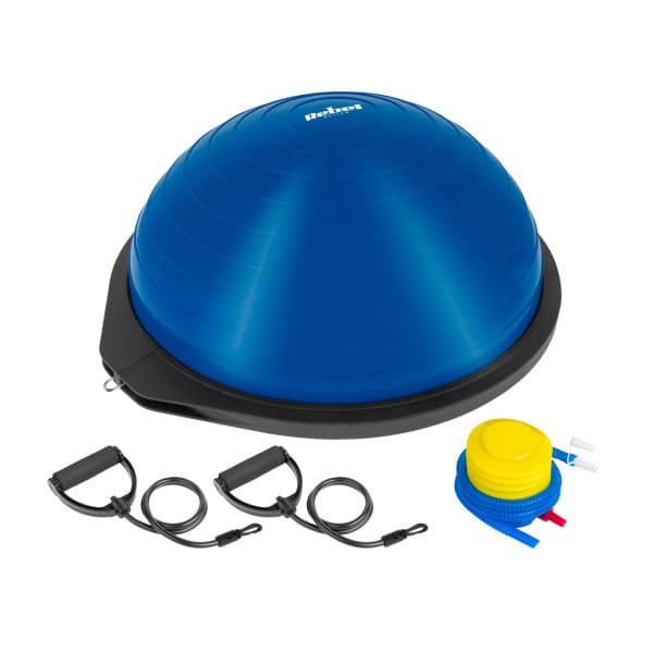 Puslīdzsvara bumba, līdzsvara trenažieris 46 cm + pumpis, REBEL ACTIVE