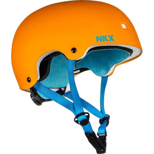 Aizsargķivere NKX Brain Saver Orange Blue L izmērs