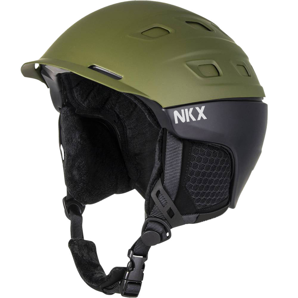 Slēpošanas ķivere NKX Guard Snow Helmet Olīvu S izmērs