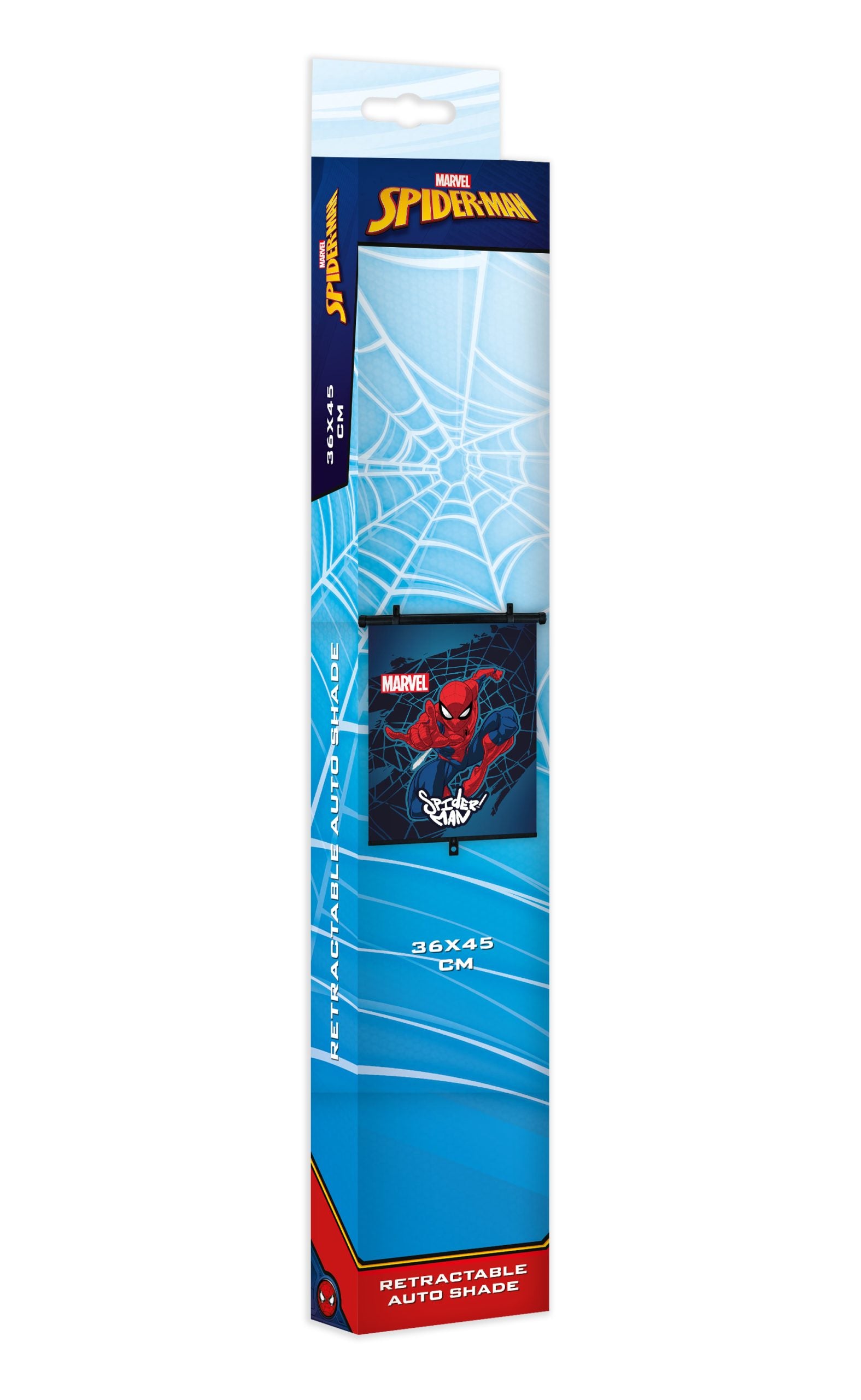 RETRACABLE AUTO SHADE SPIDERMAN