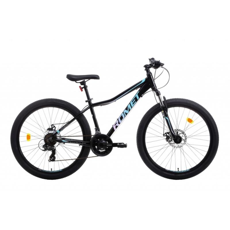 Jauniešu velosipēds ROMET Jolene 6.2, 26" melni-zils (M)
