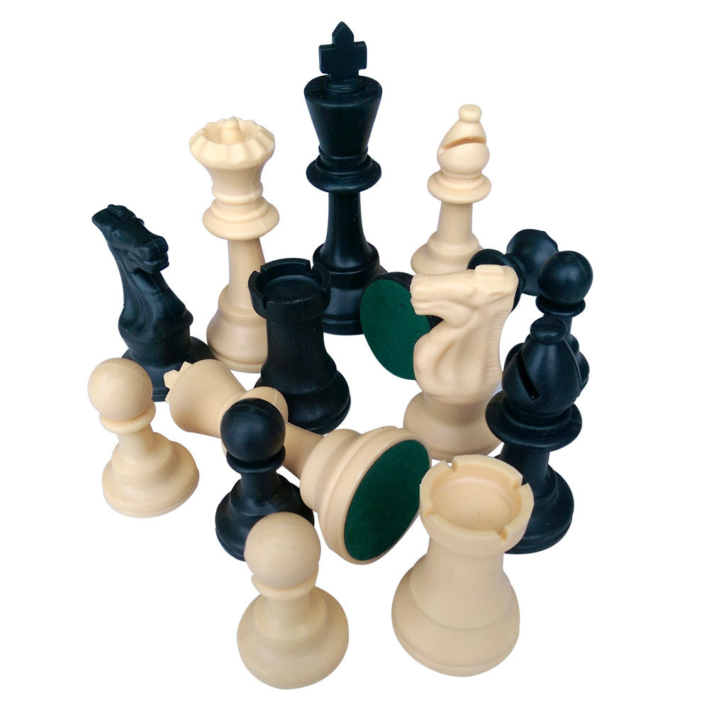 Plastmasas šaha figūriņas, karalis 95 mm