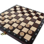 Dambrete, šahs, bekgemons (komplekts) 265x133x20mm, karalis 48mm