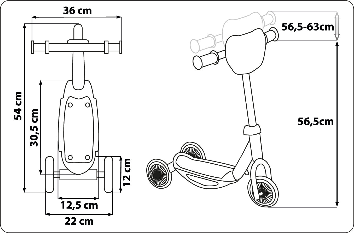 3 WHEELS BABY Skrejritenis SPIDERMAN