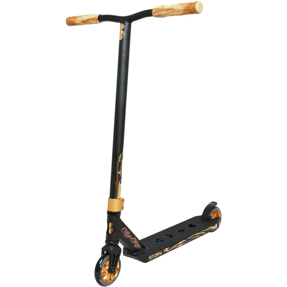 Story High Roller gaisa triku skrejritenis Melns/Zelta 85cm