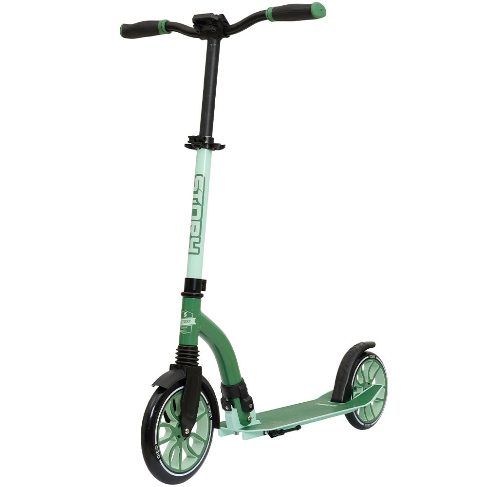 Uzlabots saliekamais skrejritenis Story Big Wheel Zaļš
