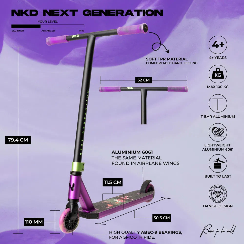 Triku skrejritenis NKD Next Generation 2 Purple/Green