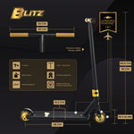 Story Blitz Stunt Scooter Black/gold 90.5cm
