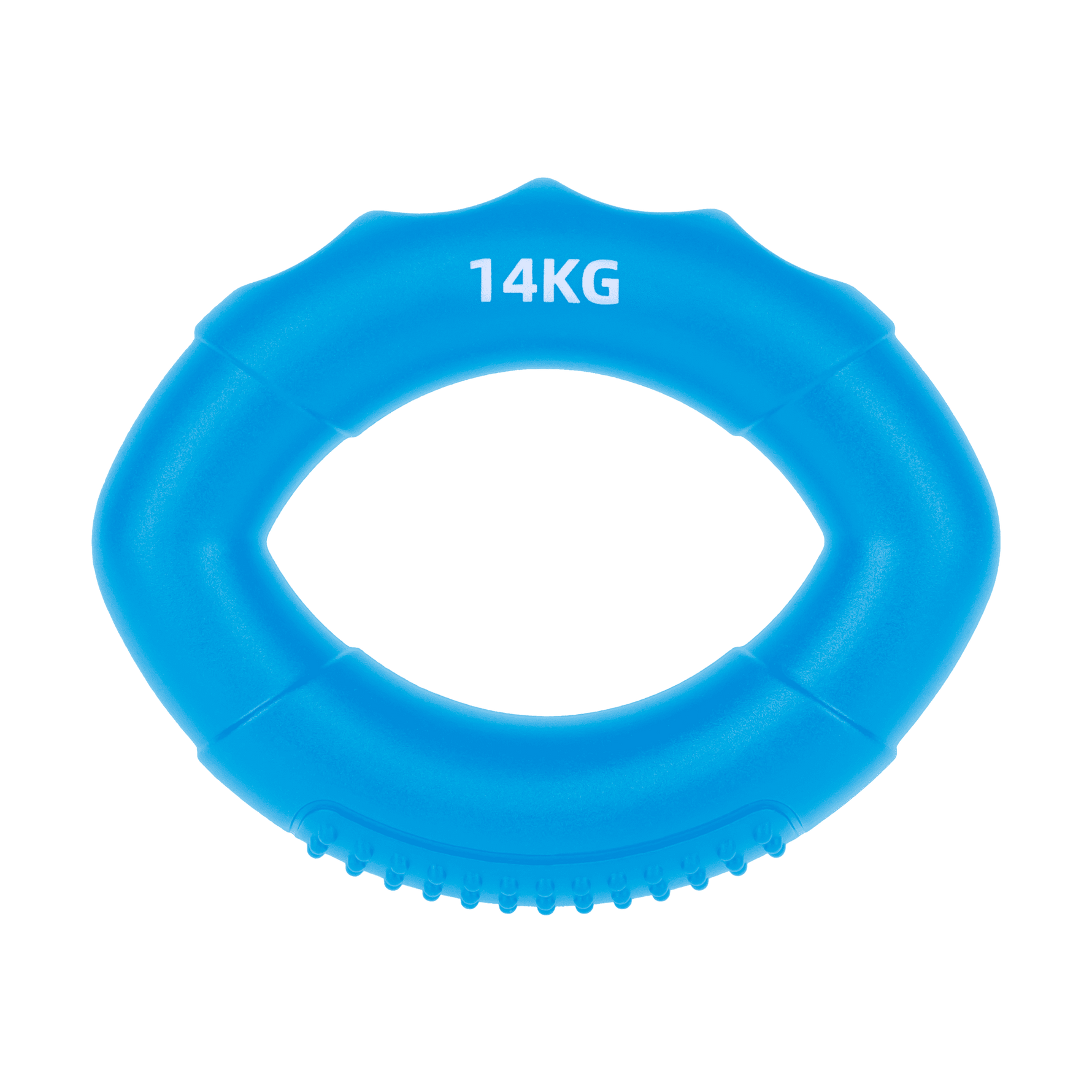 Silikona rokas satvērējs rokas rehabilitācijai, 0-14 kg, zils, REBEL ACTIVE