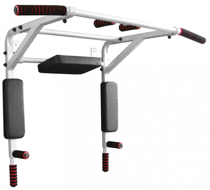 Pievilkšanās stienis, atspiešanās rokturi ATLET 3 in 1 Grey, up to 200kg