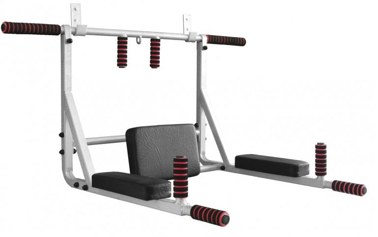Pievilkšanās stienis, atspiešanās rokturi ATLET 3 in 1 Grey, up to 200kg