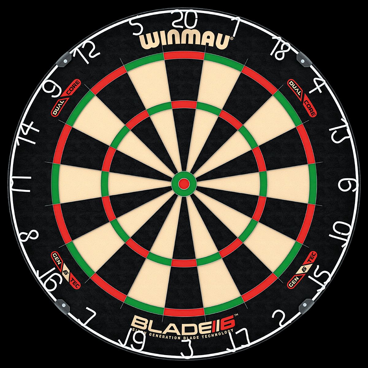 Winmau Blade 6 divkodolu šautriņu dēlis