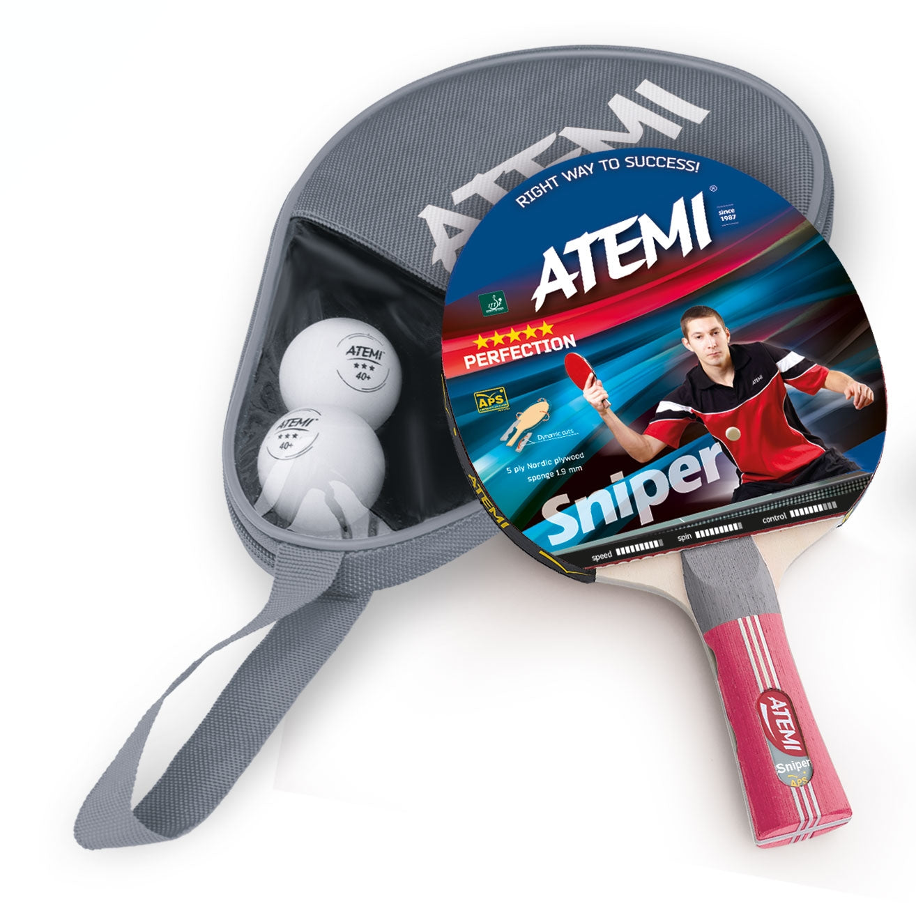 Galda tenisa komplekts Atemi Sniper