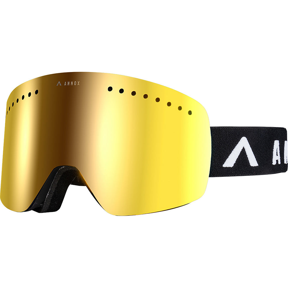 Bezrāmju slēpošanas/snovborda brilles Annox Flight Pieaugušajiem Revo Gold