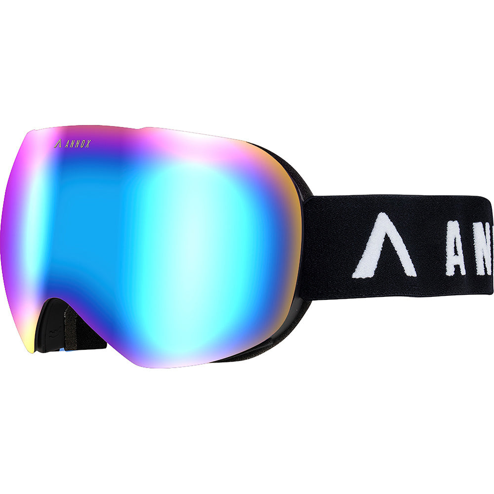 Slēpošanas/snovborda aizsargbrilles Annox Squad bērniem Varavīksnes