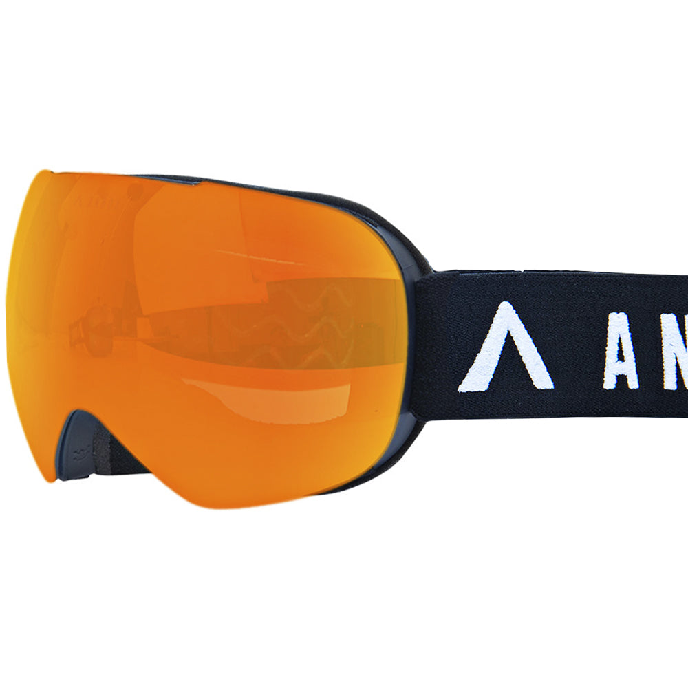 Slēpošanas/snovborda aizsargbrilles Annox Squad bērniem Sarkanas