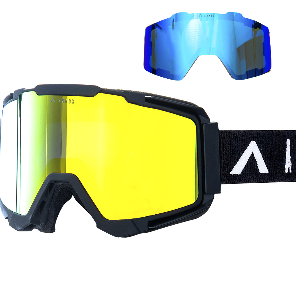 Annox Team slēpošanas/snovborda brilles Revo/Gold 2 Pieagušajiem