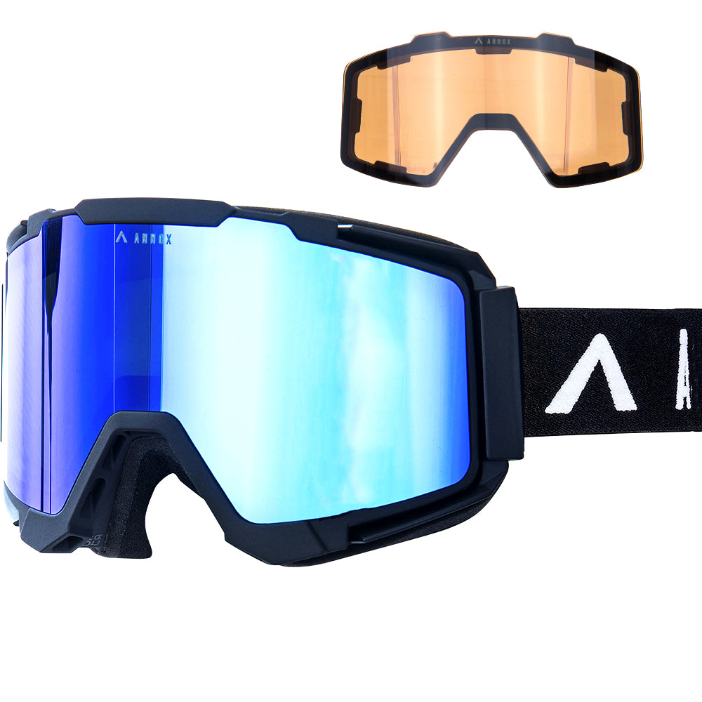 Annox Team slēpošanas/snovborda brilles Revo Blue 2 Pieagušajiem