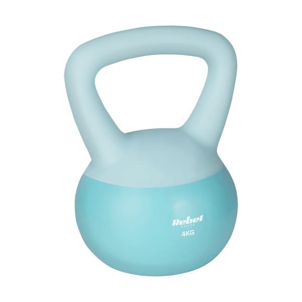 Mīksts vinila svaru bumbas svars 4 kg REBEL ACTIVE