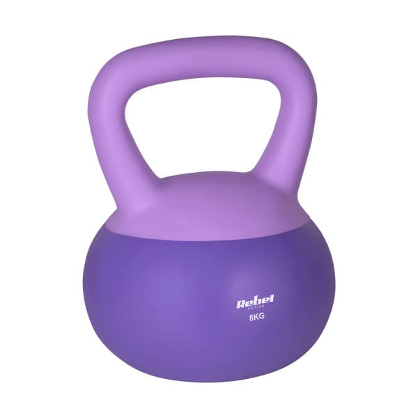 Mīksts vinila svaru bumbas svars 8 kg REBEL ACTIVE