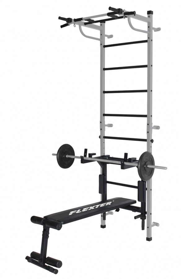 Sporta komplekss BOGATYR Flexter 3in1 melns, 241x68,5cm