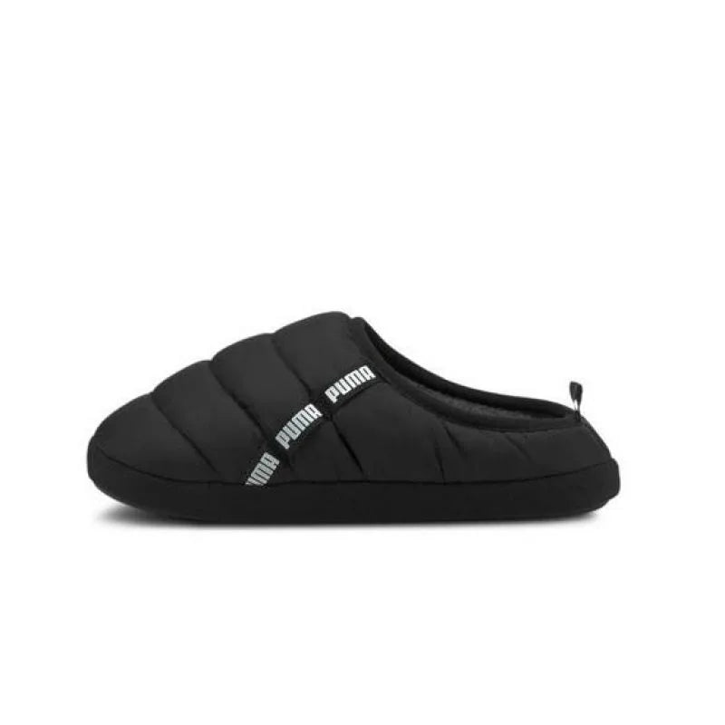 Vīriešu/Sieviešu ziemas čības PUMA SCUFF BLACK, Melnas, ar oderi (384945-01)