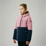 Trollkids Kids Hemsedal Snow Jacket XT slēpošanas ziemas jaka rozā/tumši zila (513-232)