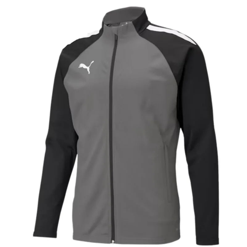 Vīriešu Puma teamLIGA Treniņu Krekls Pelēks-Melns 657234 13