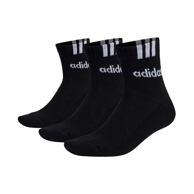 adidas Cushioned 3-Stripes Linear Half-Crew zeķes IC1294