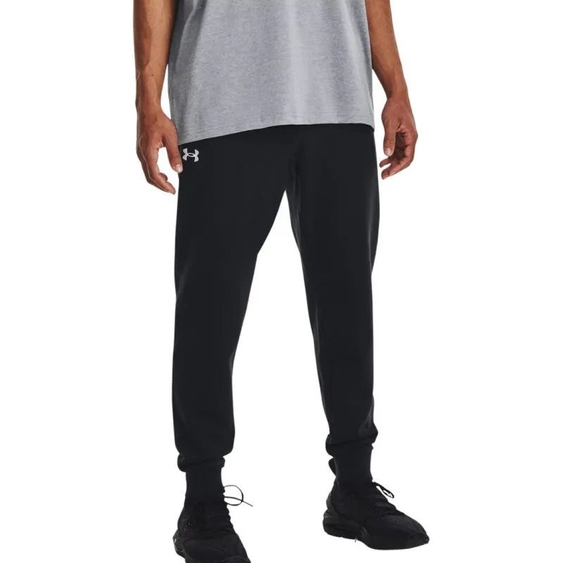 Vīriešu sporta bikses Under Armour Rival Fleece Joggers, Melnas, 1379774 001, M
