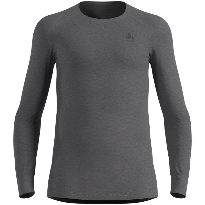 Odlo BL TOP crew neck l/s ACTIVE WARM ECO vīriešu t-krekls izmērs M Pelēks
